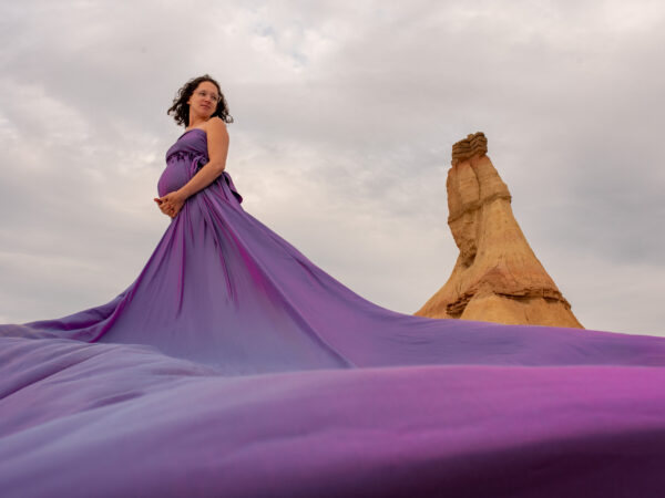 flying dress irisé violet