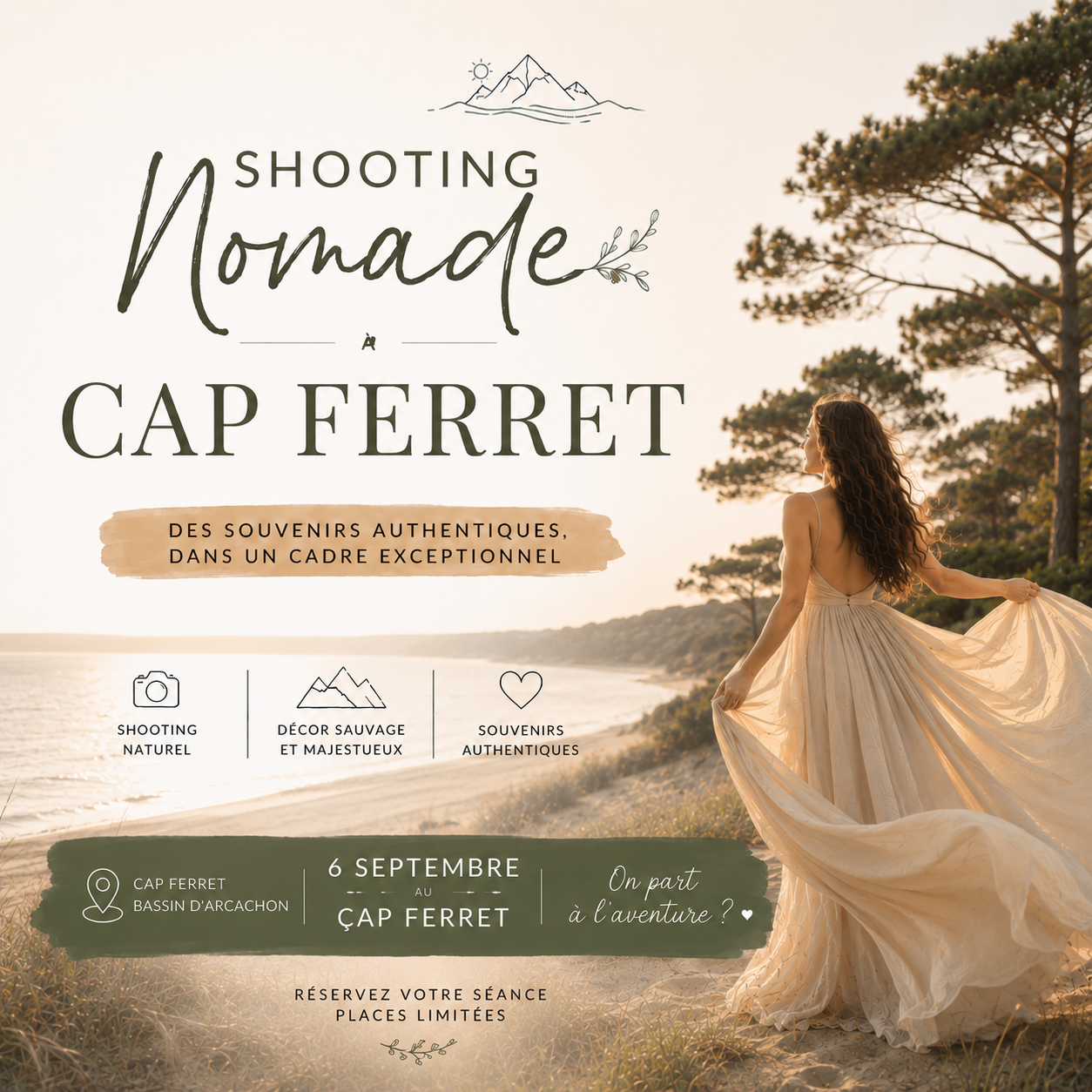 Shooting Nomade – Cap Ferret – 6 septembre